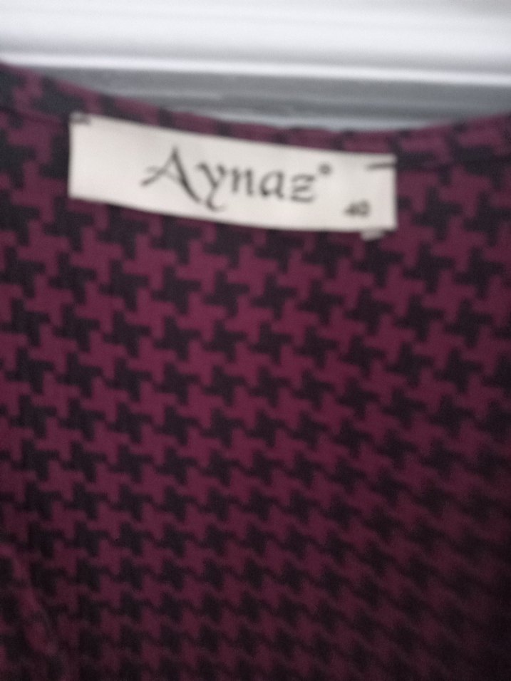Mevsimlik Püskülü Kaz Ayağı Desen Kimono - Görsel 5