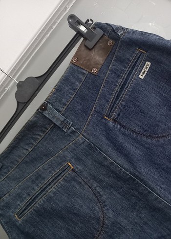 Mango Marka Kısa Jean Etek - Görsel 6