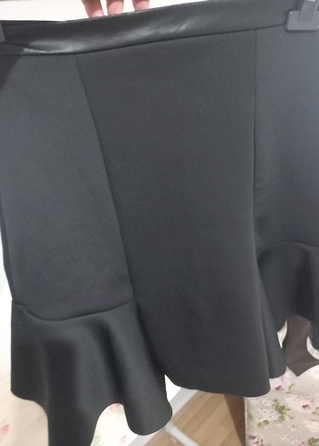 Defacto Marka Volanlı Mini Etek - Görsel 5