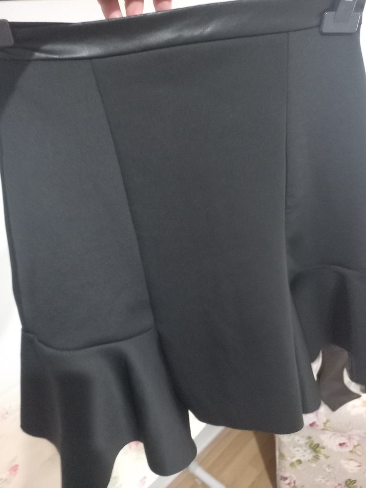 Defacto Marka Volanlı Mini Etek - Görsel 5