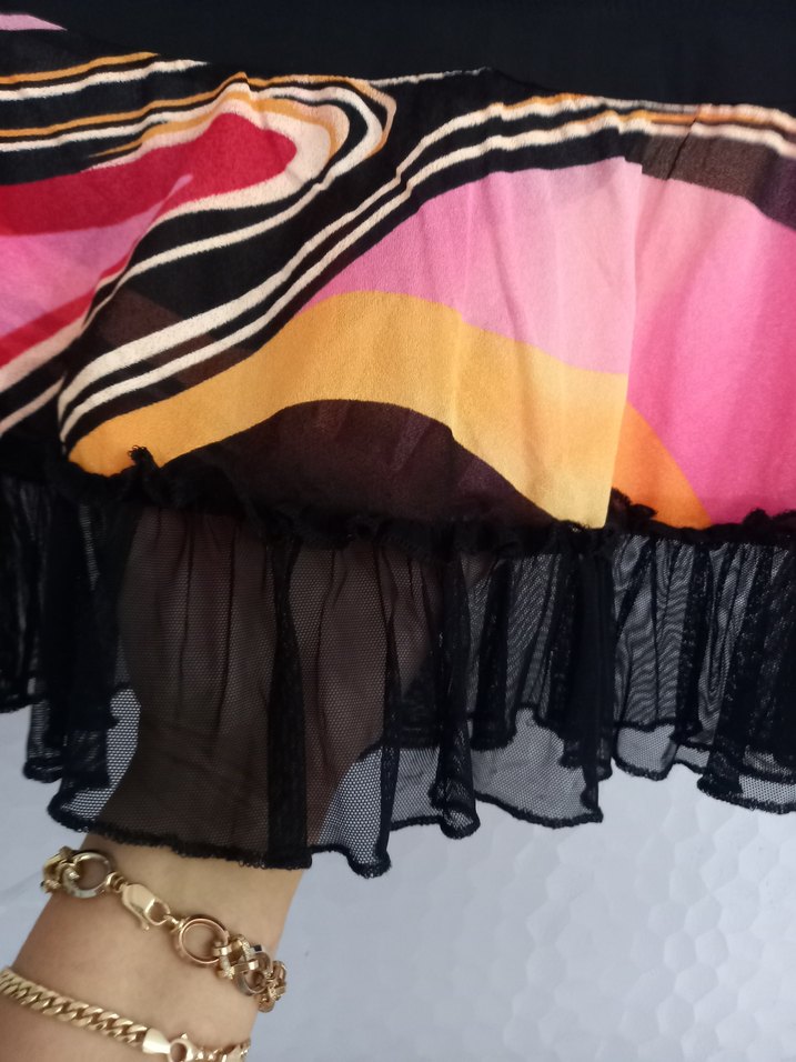 Volanlı Mini Plaj Etek - Görsel 2