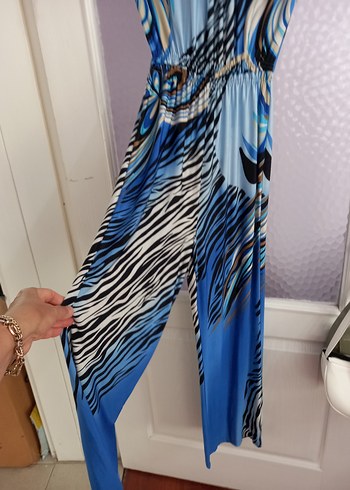 xl Beden Y London Marka Jarse Zebralı Şık Tulum