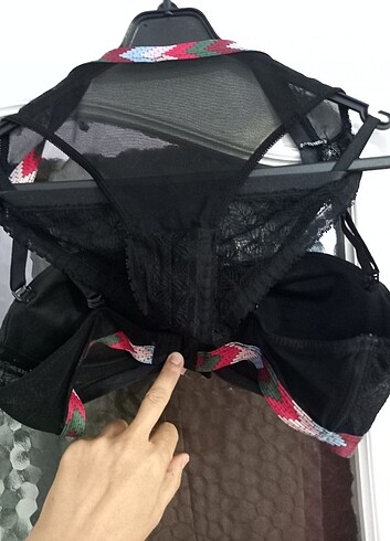 xl Beden siyah Renk Penti Sütyen Takımı