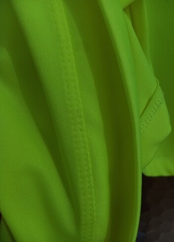 m Beden yeşil Renk Neon Yeşili Polyester Blazer