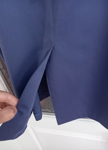 xl Beden Saten & Kumaş Ofis Elbisesi