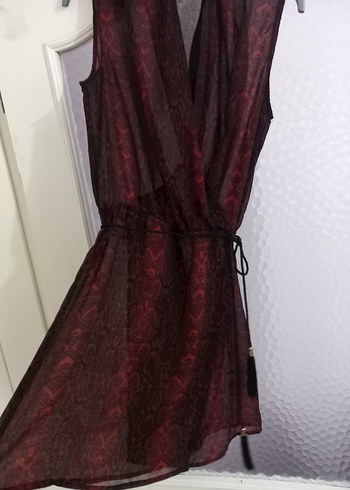 Mango Anvelop Model Şifon Elbise - Görsel 2