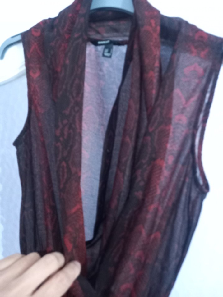 Mango Anvelop Model Şifon Elbise - Görsel 4