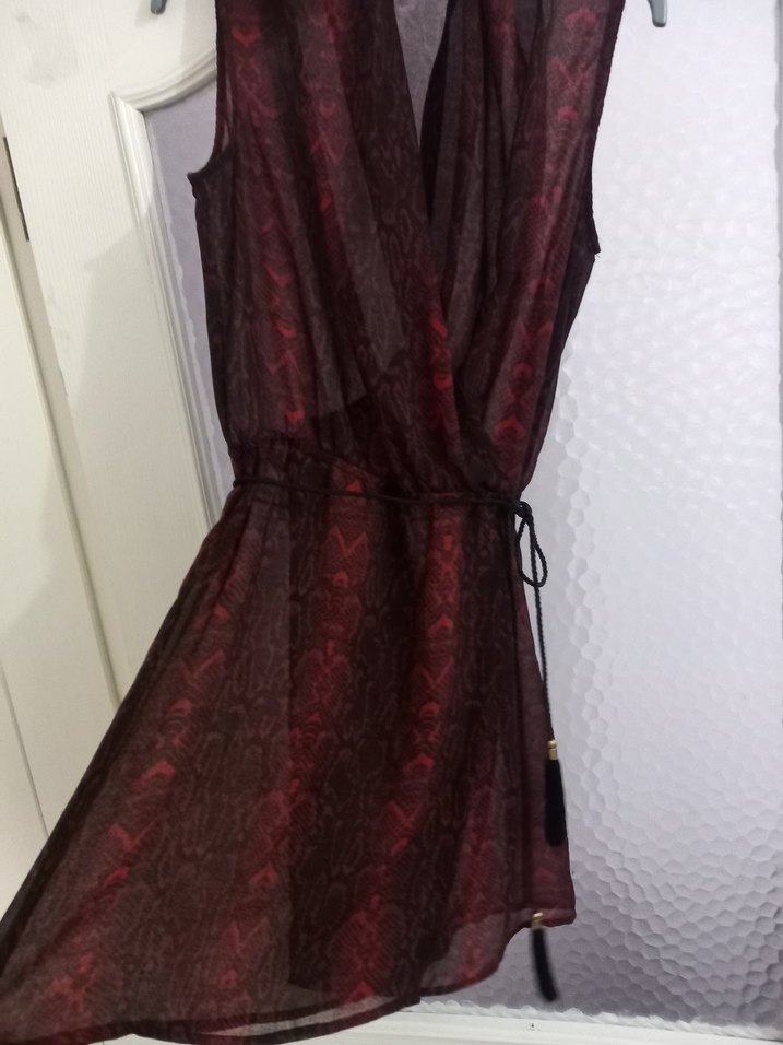 Mango Anvelop Model Şifon Elbise - Görsel 2