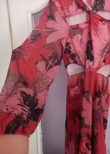 Trendyol Bel ve Göğüs Dekolteli Abiye Elbise - Görsel 11