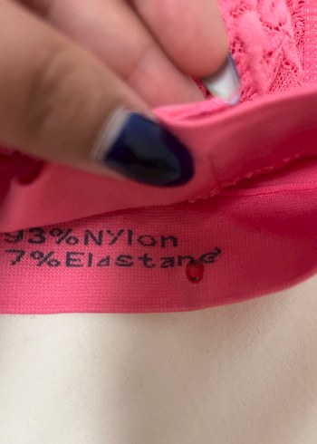 Pembe Dantelli Midi Sütyen Bralet - Görsel 4