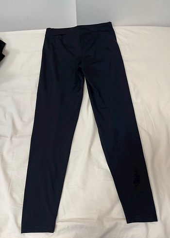 Siyah Kadın Dar Kesim Polyester Kadın Tayt - Görsel 4