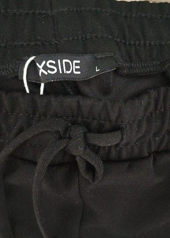 Siyah Midi Kumaş Kadın Pantolon - Görsel 5