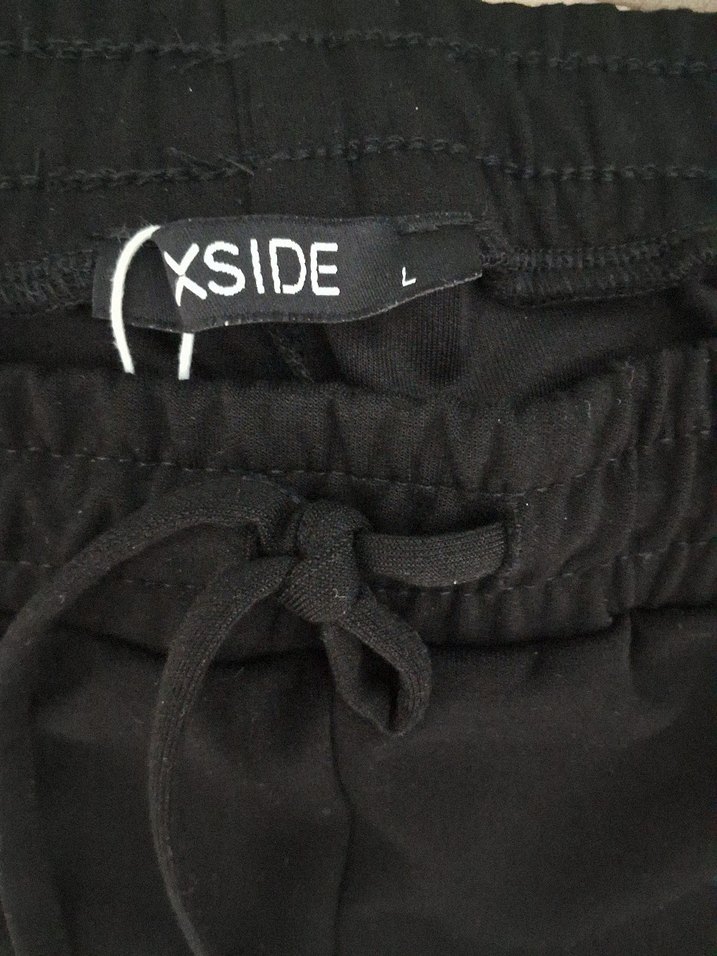 Siyah Midi Kumaş Kadın Pantolon - Görsel 5