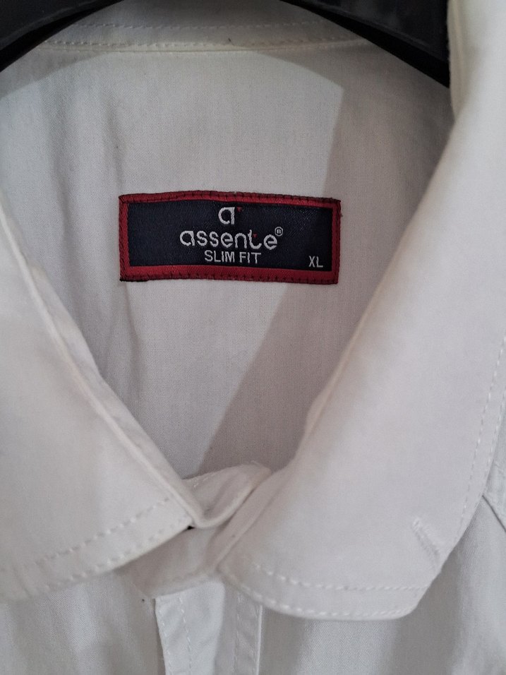 Erkek Beyaz Uzun Kollu Keten Gömlek - Görsel 4