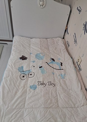 Bebek Odası Baskılı Bebek Yatak Örtüsü - Görsel 3