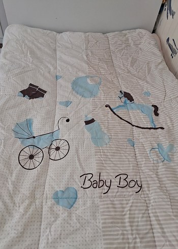 Bebek Odası Baskılı Bebek Yatak Örtüsü - Görsel 2