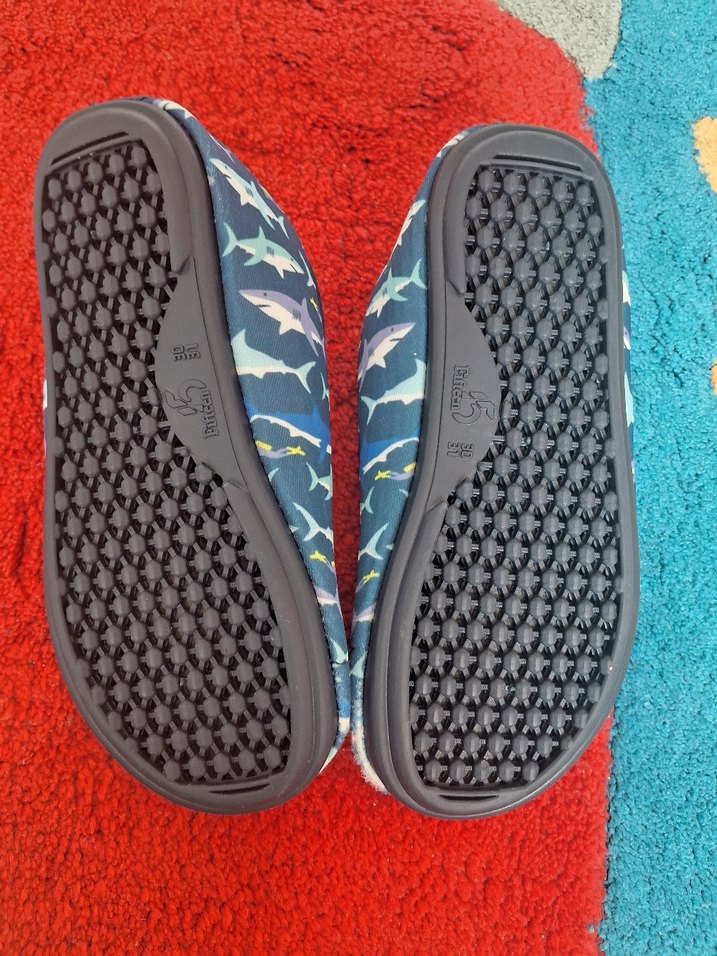 Renkli Baskılı Erkek Çocuk Ev Ayakkabısı - Görsel 4