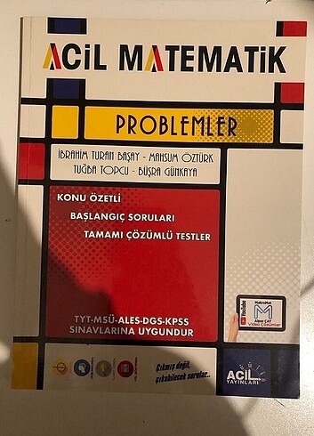 acil matematik problemler