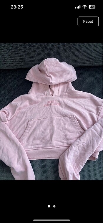 bershka crop sweatshirt