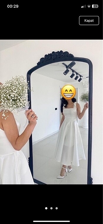 Zara Beyaz nikah elbisesi