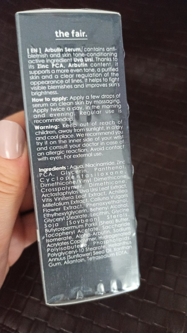 the fair. Zinc PCA Leke Karşıtı Serum 30ml - Görsel 3