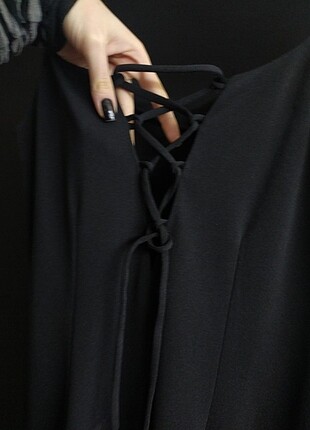 s Beden Vintage Siyah Elbise