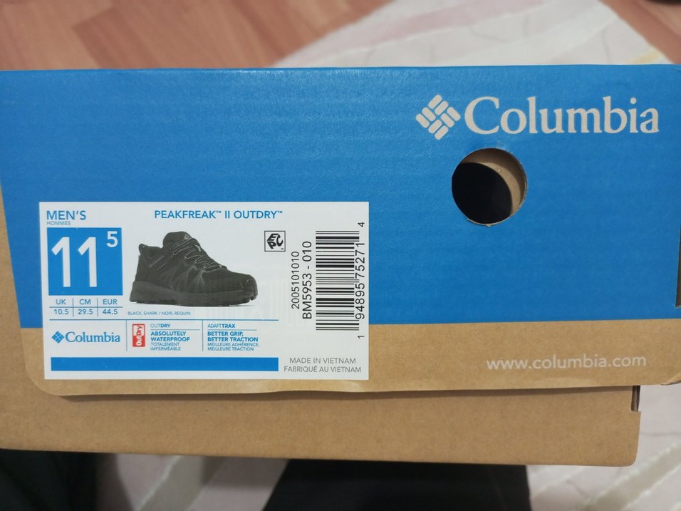 Columbia Erkek Outdoor Ayakkabı peakfreak outdry 44.5 numara - Görsel 2