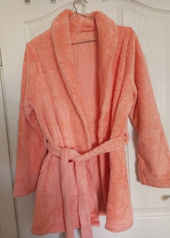 Pembe Midi Kadın sabahlık - Görsel 2