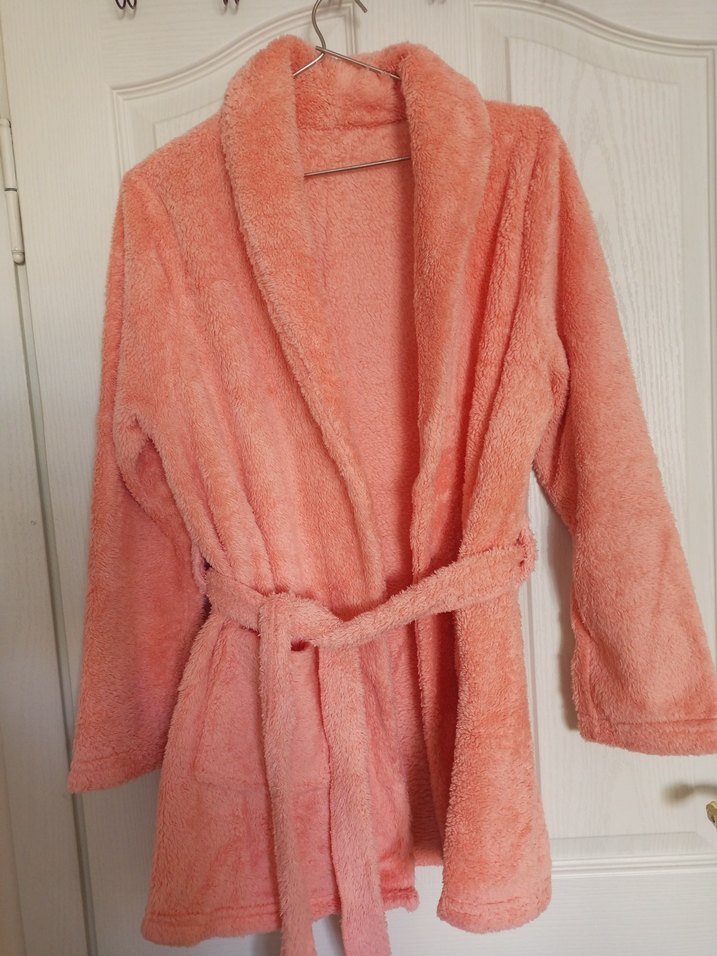 Pembe Midi Kadın sabahlık - Görsel 2