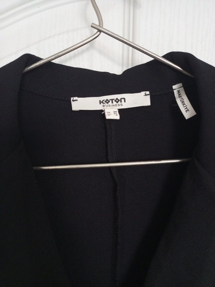 koton Siyah Ofis Elbisesi - Görsel 4