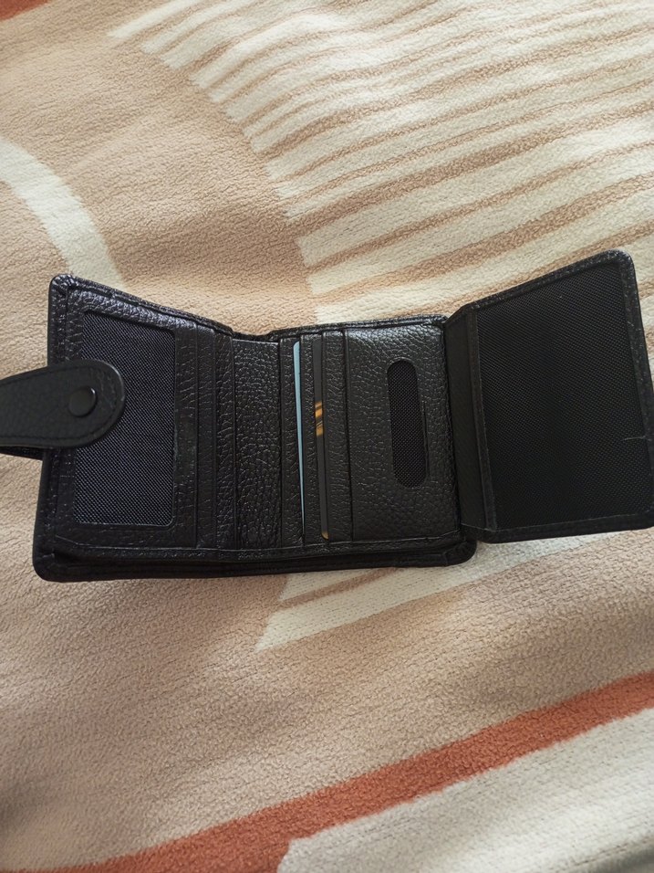 siyah Deri jandarma Cüzdan - Görsel 3
