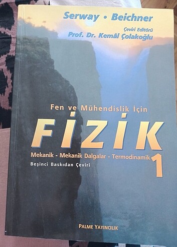 Fen ve Mühendislik için Fizik 1 kitabı 