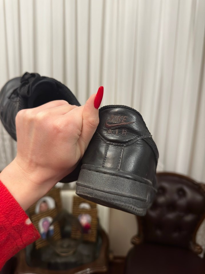 Siyah Nike Air Force - Görsel 4