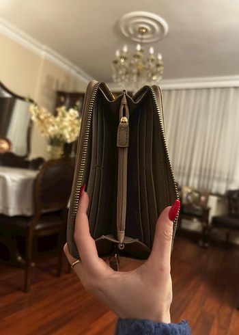 Beymen Kahverengi Deri Fermuarlı Kadın Cüzdanı - Görsel 4