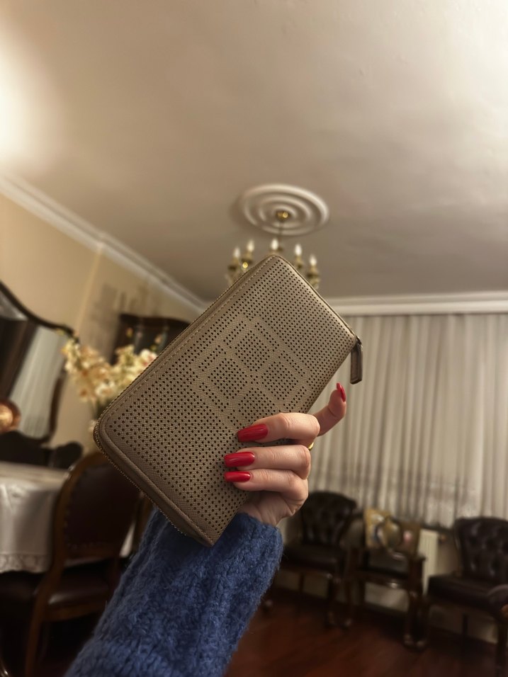 Beymen Kahverengi Deri Fermuarlı Kadın Cüzdanı - Görsel 3