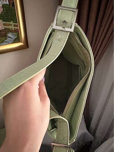 Bershka Su Yesili Çanta - Görsel 5