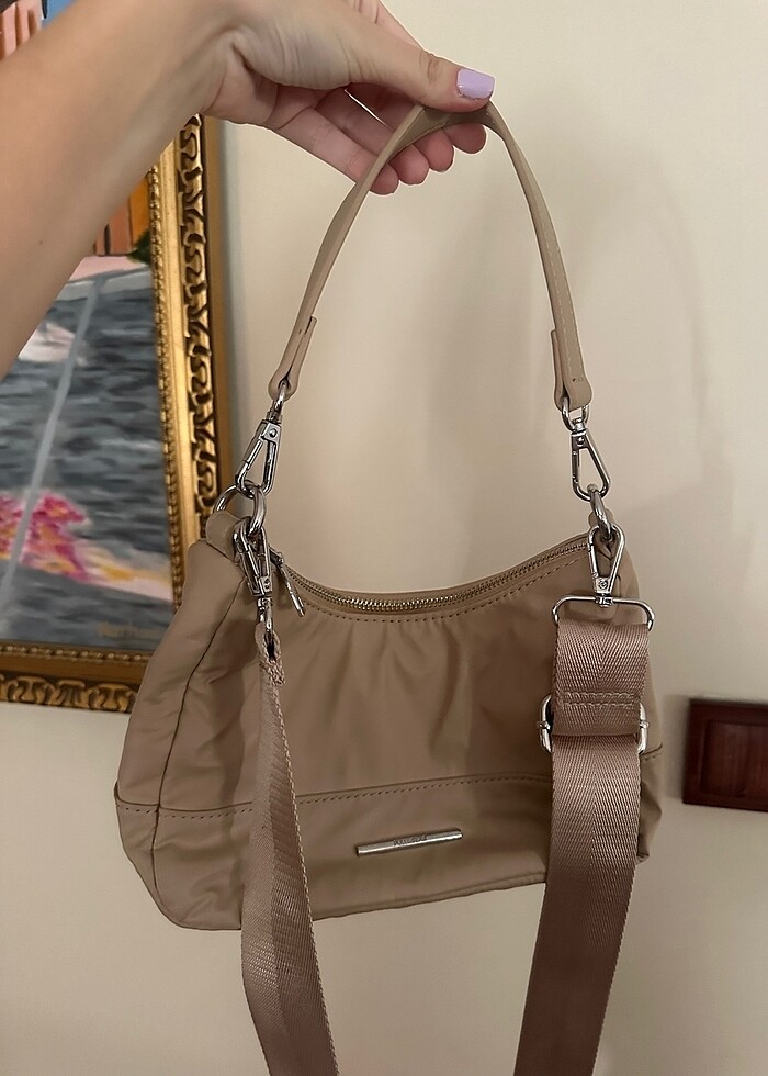 Pull&Bear Krem Renk Çanta - Görsel 2