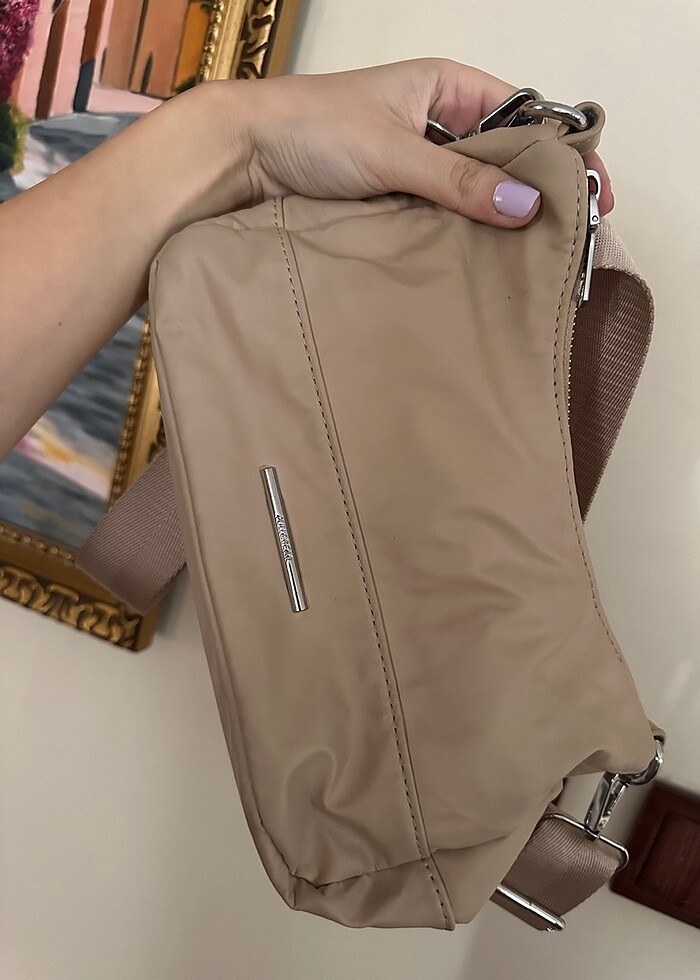 Pull&Bear Krem Renk Çanta - Görsel 3