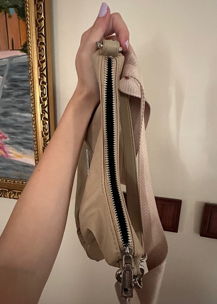 Pull&Bear Krem Renk Çanta - Görsel 4