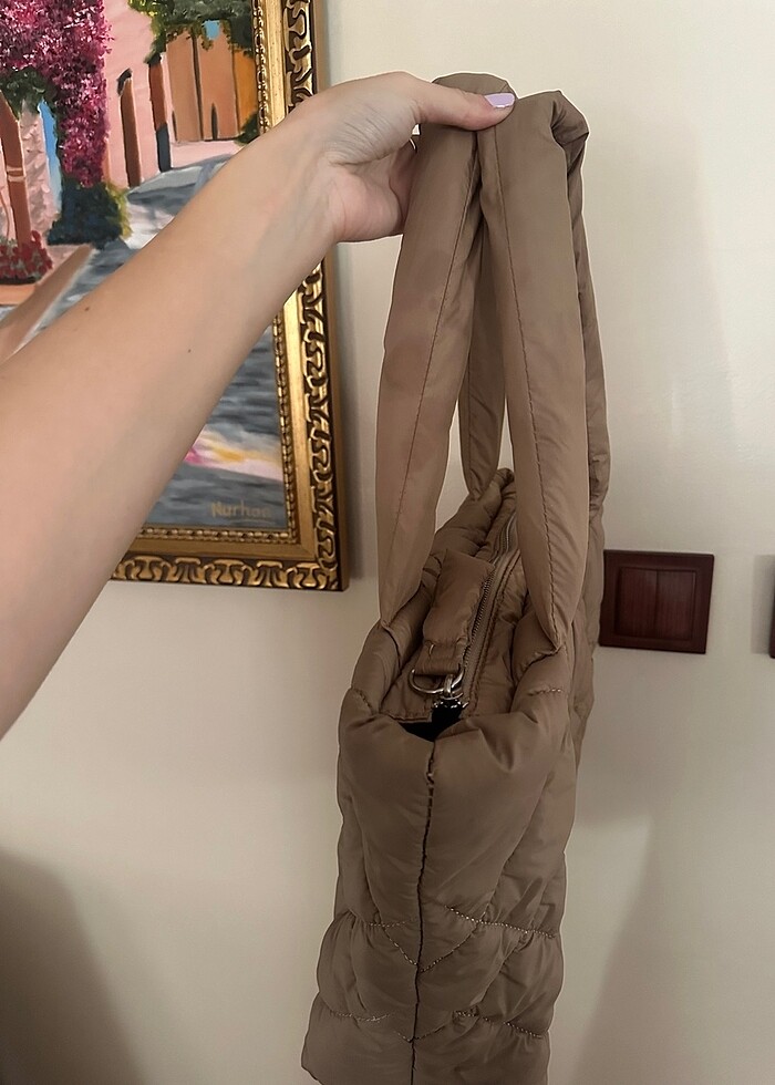 Bershka Camel Renk Kol Çantası - Görsel 2