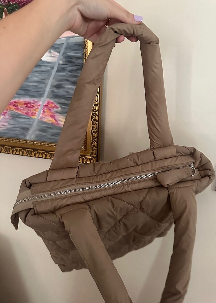 Bershka Camel Renk Kol Çantası - Görsel 3