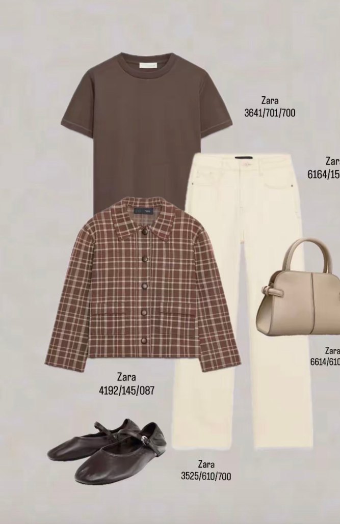 Düğmeli Kahverengi Ekose ceket hırka zara - Görsel 2