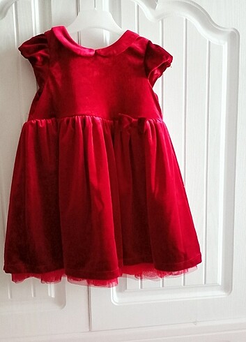 H&M marka kadife bebe yaka elbise