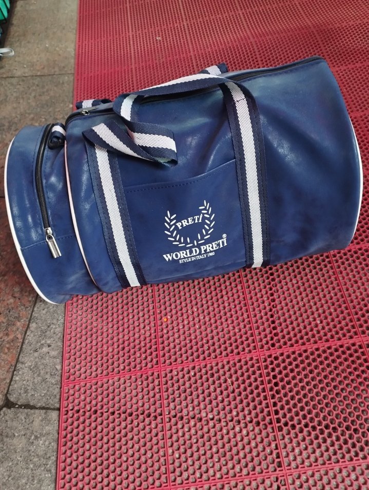 Renkli Baskılı Erkek Spor Çantası - Görsel 2