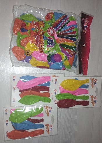 Renkli Parti Balonları Seti