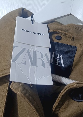 Zara Haki yıkamalı kot   Kadın Trençkot
Yeni etiketli - Görsel 4