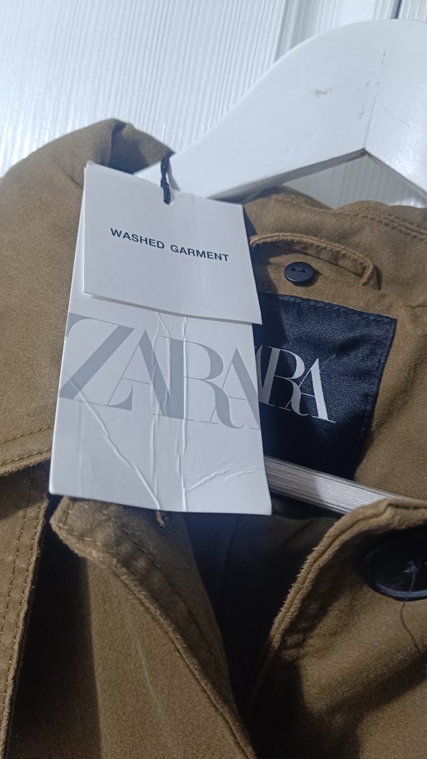 Zara Haki yıkamalı kot   Kadın Trençkot
Yeni etiketli - Görsel 4