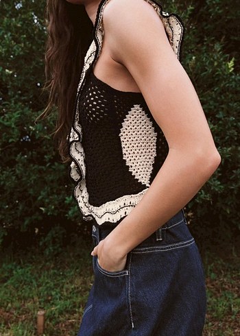 Zara Örme Bluz 
yeni etiketli - Görsel 3