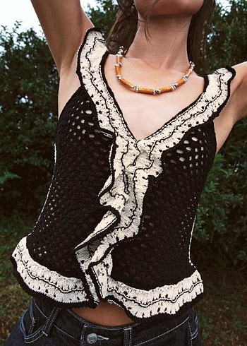 Zara Örme Bluz 
yeni etiketli - Görsel 2