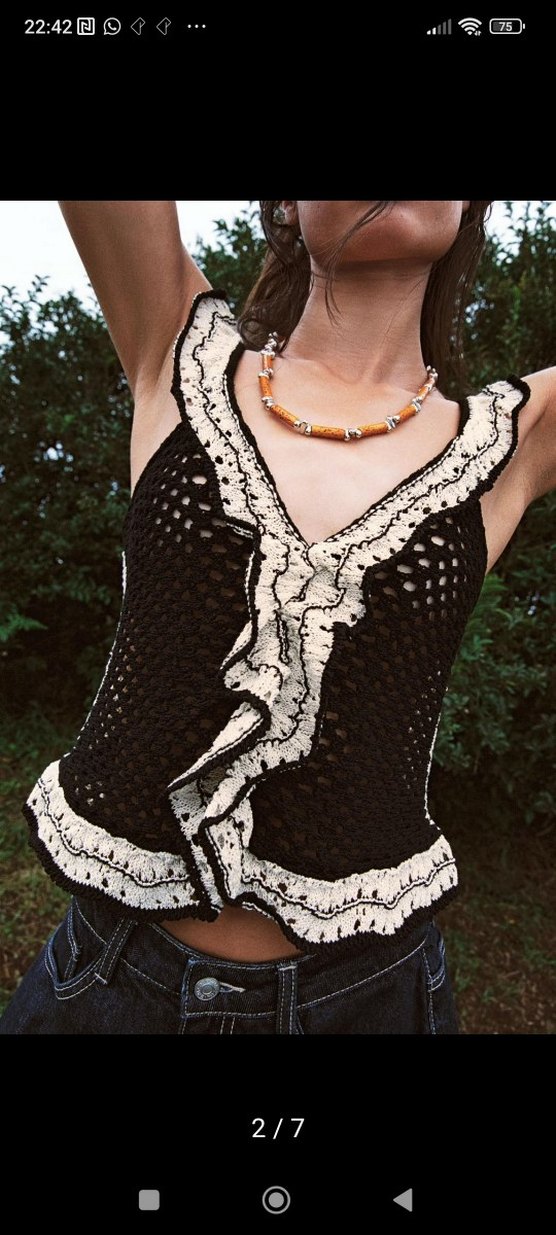 Zara Örme Bluz 
yeni etiketli - Görsel 2